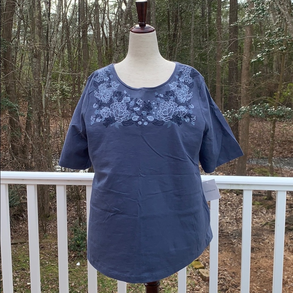 Croft & Barrow Floral Tee Shirt